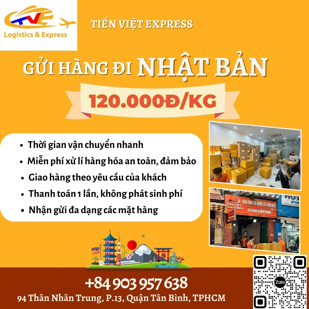 Gửi hàng đi Nhật Bản  - Tiến Việt Express